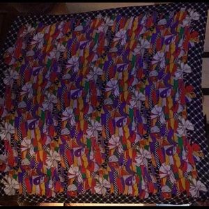 Anne Klein oversized silk scarf MADE IN ITALY